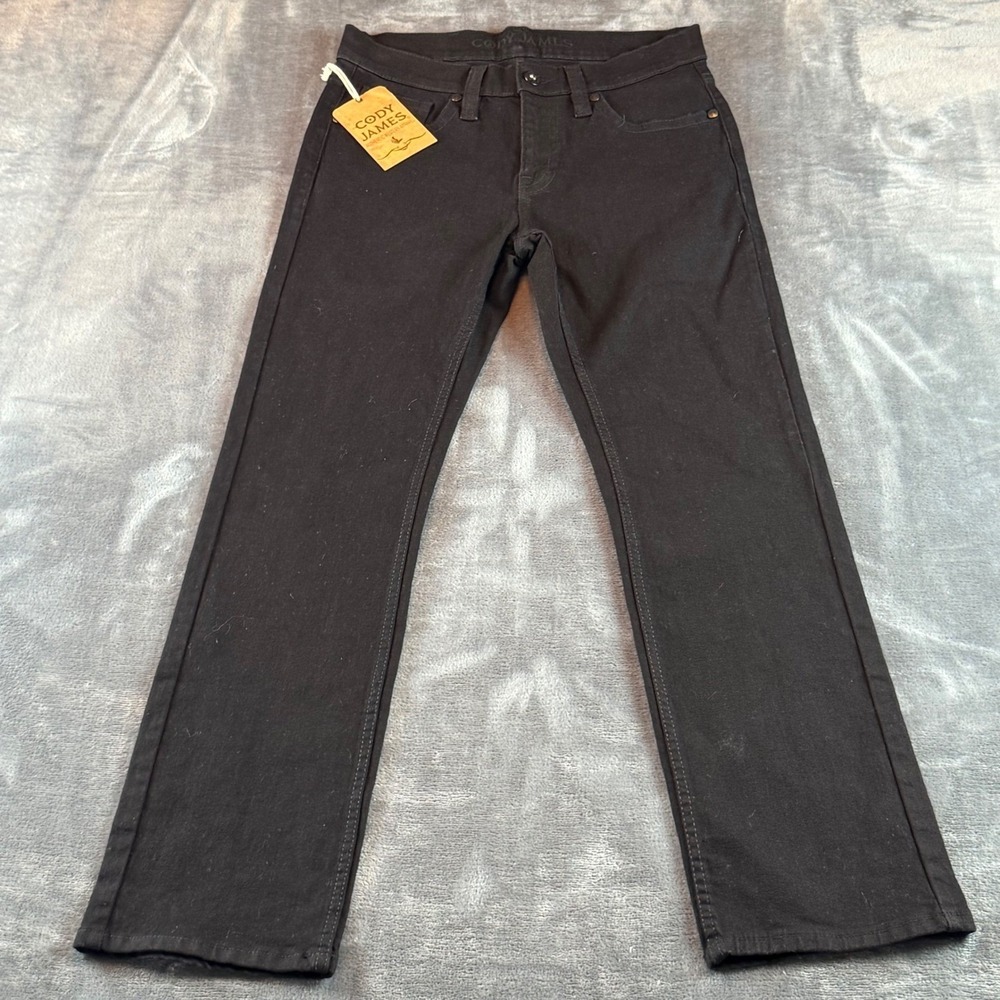 Cody‎ James Night Rider Mens Slim Straight Black Western Jeans 30x32 CJSP20J42